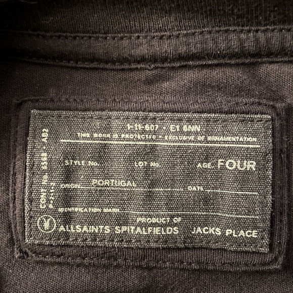 Vintage ALLSAINTS Kid's Acid Cards T-Shirts Set of Two!!  New w/o Tags - Picture 4 of 5